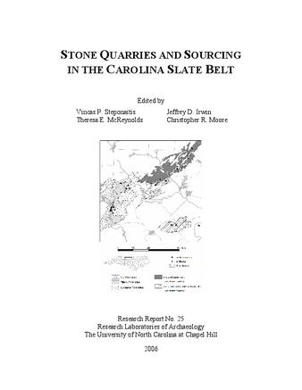 Stone Quarries and Sourcing in the Carolina Slate Belt thumbnail