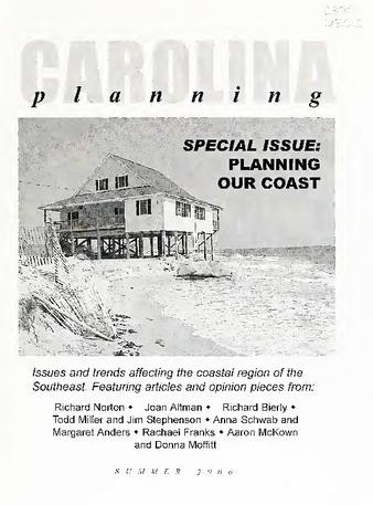 Carolina Planning Vol. 25.2: Planning Our Coast