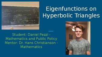 SURF Presentation - Daniel Pezzi - Eigenfucntions on Hyperbolic triangles thumbnail